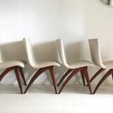 Four chairs, model Swing by CJ van Os Culemborg