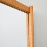 Scandinavian oak mirror