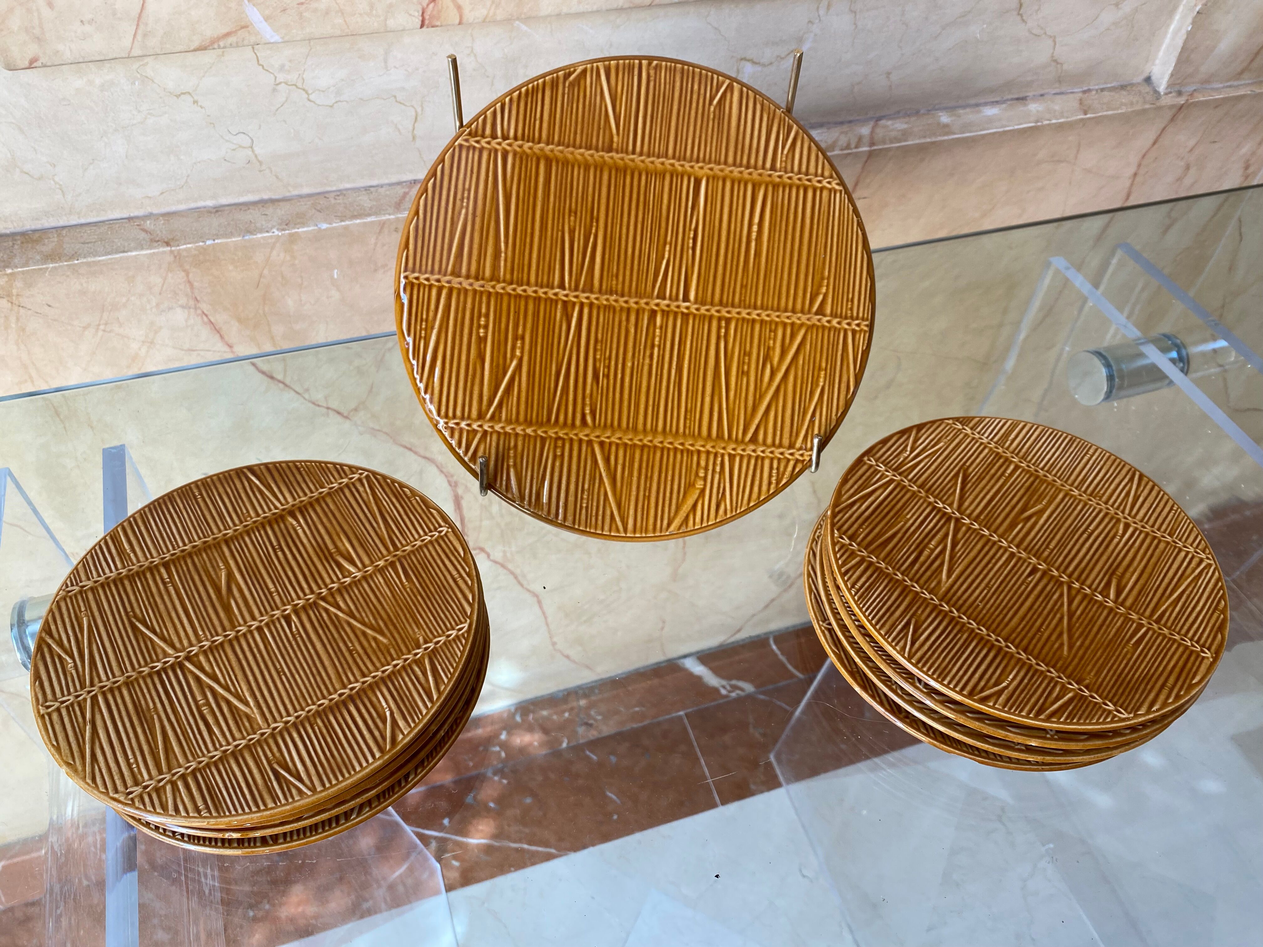 Vintage cheese or dessert set