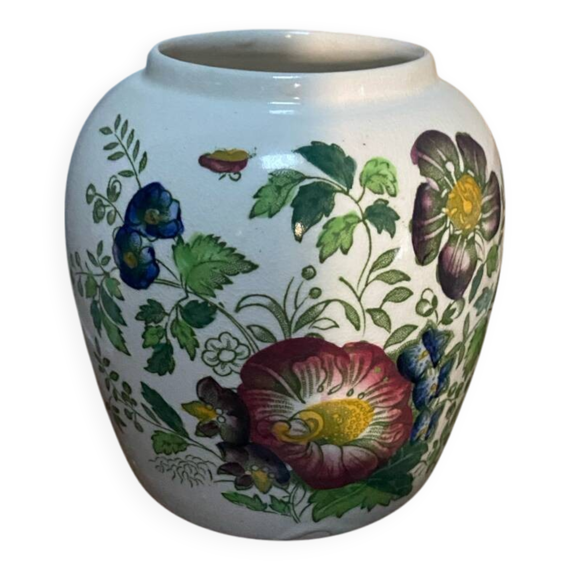 Small ironstone vase stamped Mason's