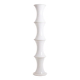 Enrico Tronconi "Bamboo" floor lamp, in white opaline glass. 1970s.