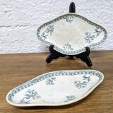 Pair of earthenware dishes from Castres earthenware factory