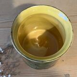 Jam jar with pear pattern Savoyard pottery