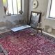 50s coffee table in metal and marble