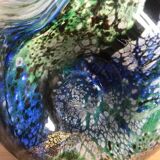 Signed blown glass vase