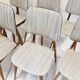 Suite de 6 chaises vintage 1950