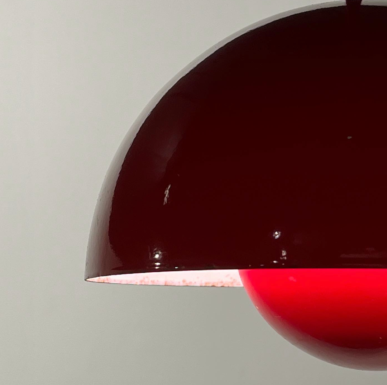 Flower Pot VP1 pendant lamp by Verner Panton for Louis Poulsen, 60s.