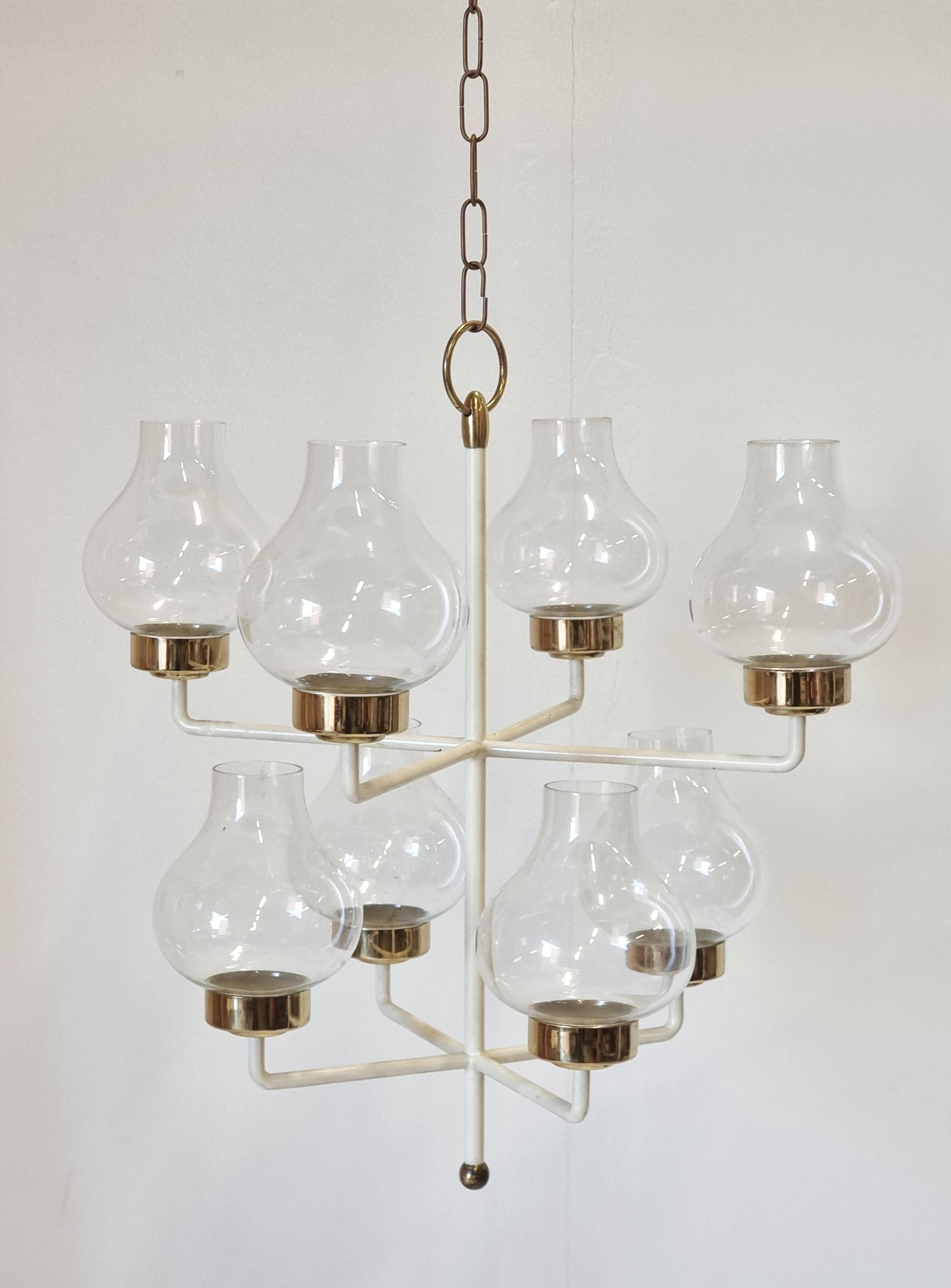Hans Bergström, Chandelier "Ofir Octav" by Ateljé Lyktan, Modern Scandinavian