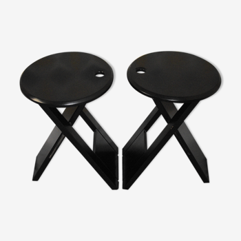 Pair of Adrian Reed folding stools