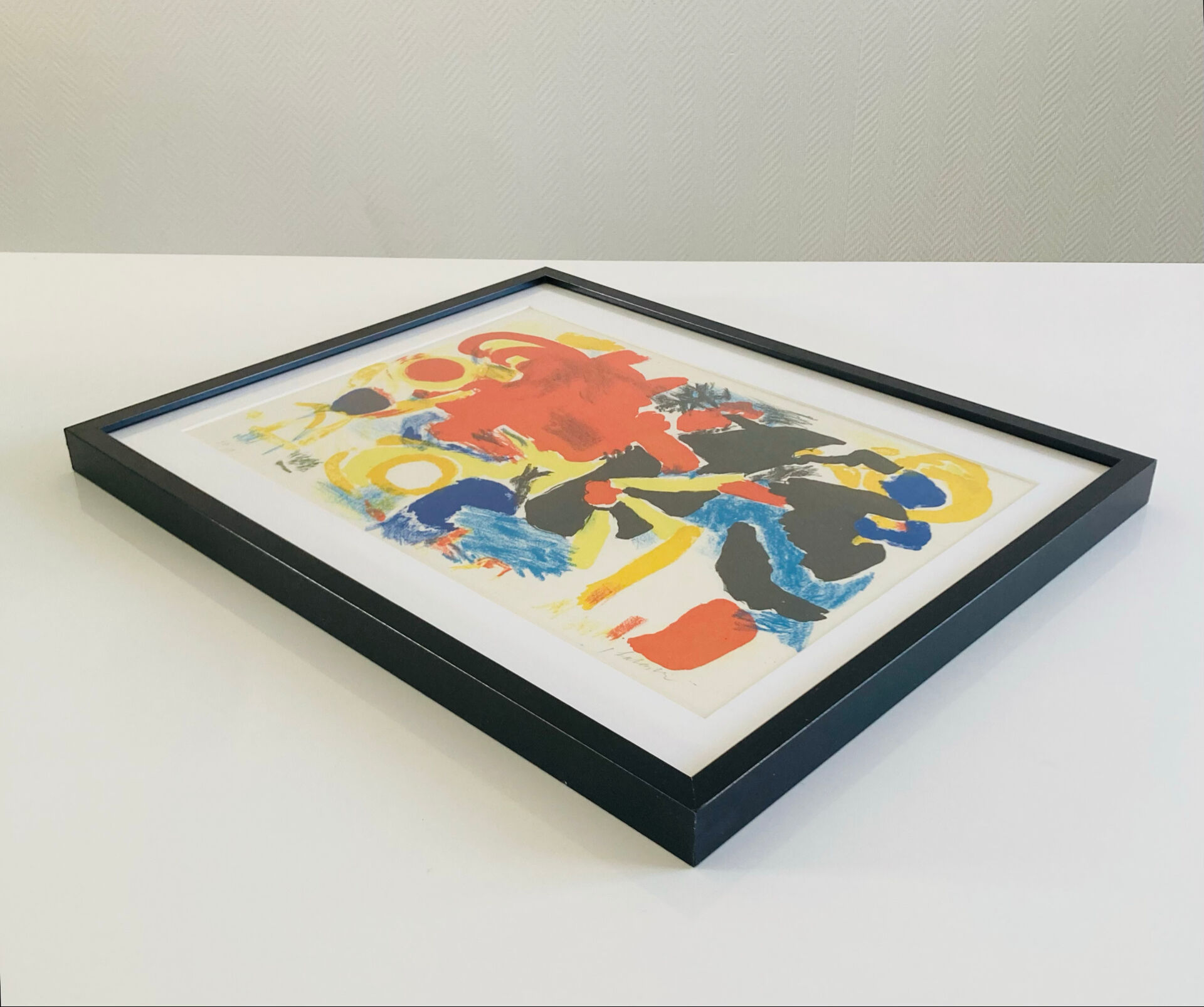 Numbered lithograph 19/20 and signed by Ger Lataster - Circa 1956