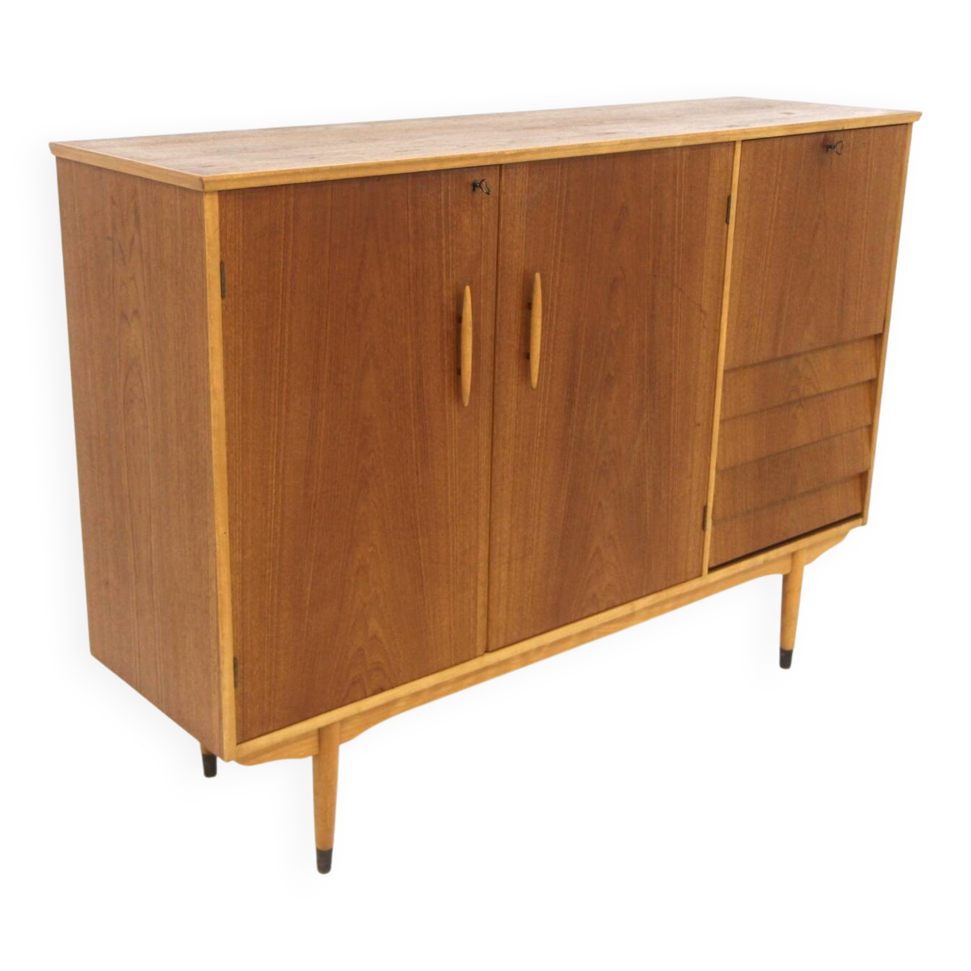 Scandinavian teak sideboard, Nils Jonsson, Troeds, Sweden, 1960