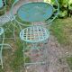 Chaises pliantes de jardin en fer forgé