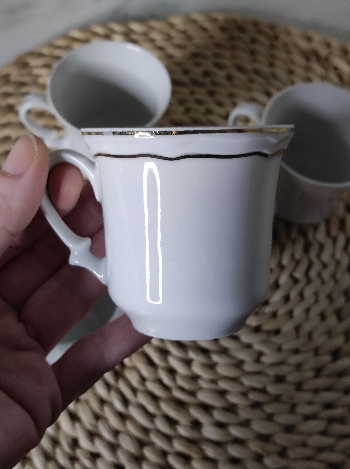 Irabia porcelain coffee cup