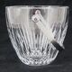Baccarat Massena model, ice bucket, ice cubes, crystal, signed, excellent condition.