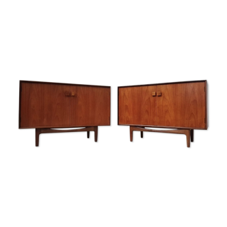 Pair of mid century G Plan Danish range sideboard by Ib Kofod Larsen