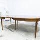 Louis XV round table + 3 extensions 115 cm max 2m50