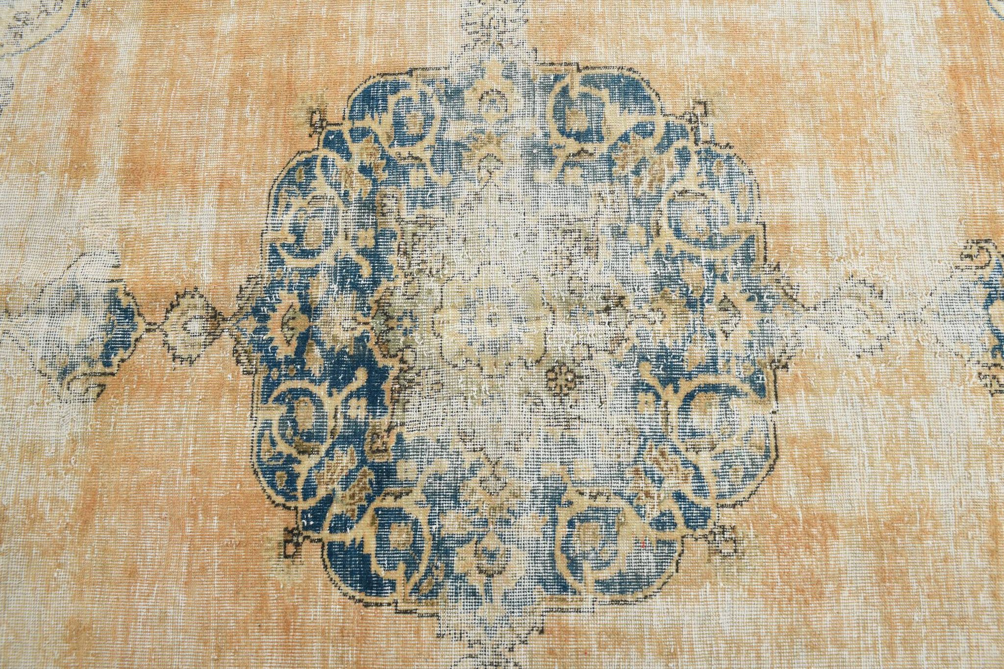 Natural Vintage Rug, Rustic Boho Rug, 157x254 Cm
