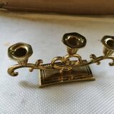 Golden bronze chandelier