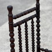 Chair called Bobbin in stained oak, 1930