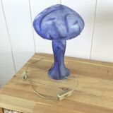 Old mushroom lamp made of glass paste