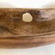 XXXL walnut wood carved centre table 1960 monoxyle