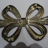 Lancel's nickel bronze flat in Paris around 1970 in beautiful condition