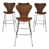 Ensemble de tabourets de bar Arne Jacobsen par Fritz Hansen