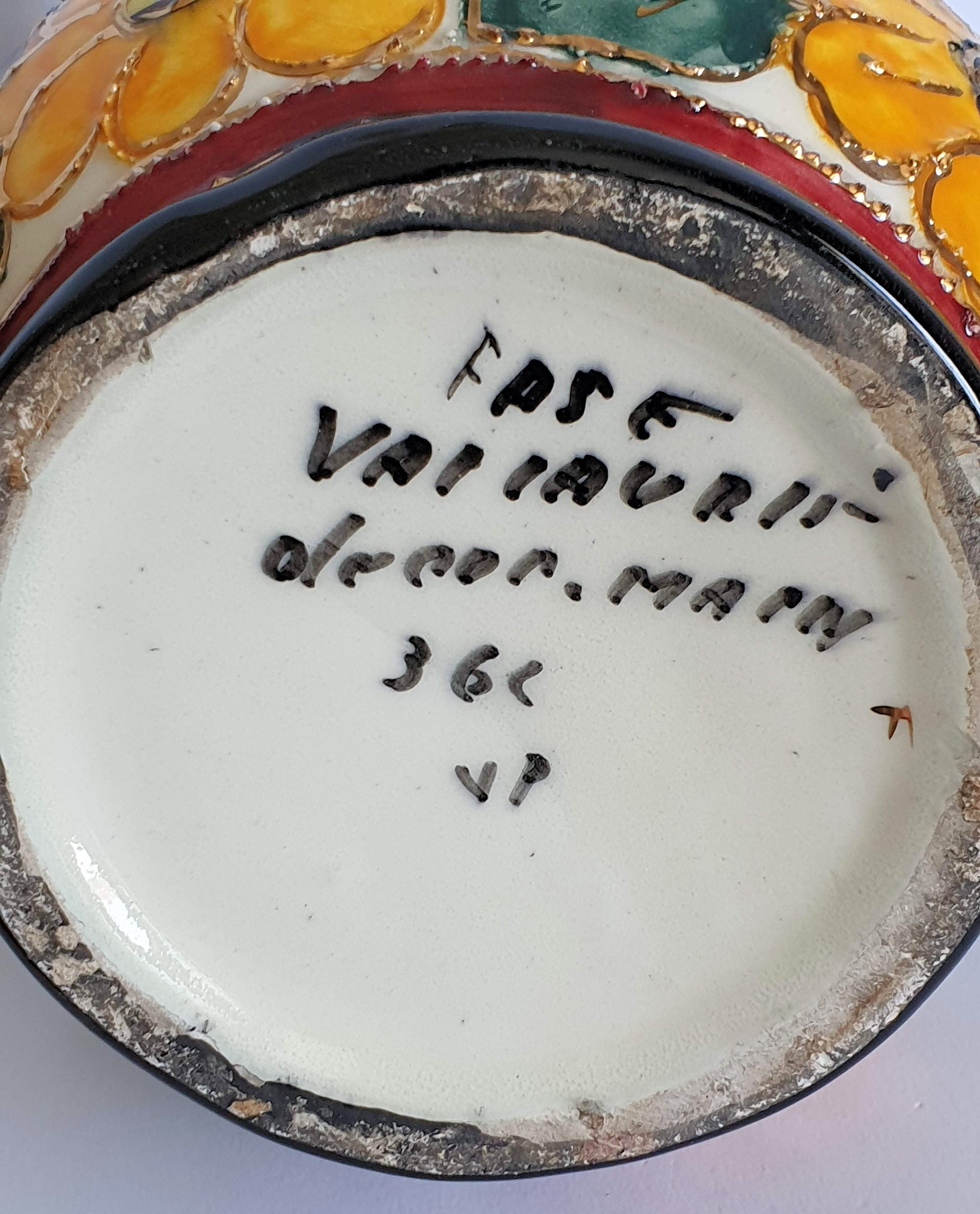 Ceramic vase by Vallauris