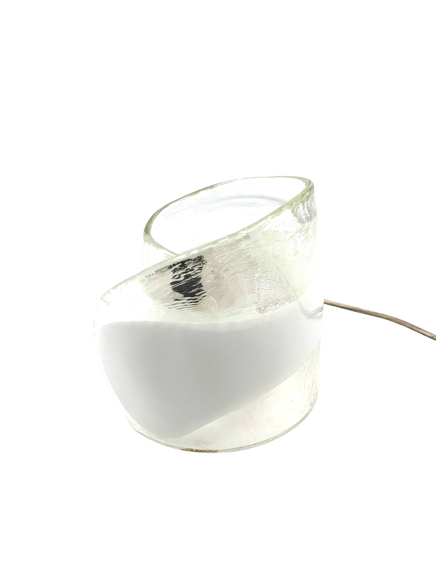 Murano blown glass sculptural table lamp, La Murrina Italy 1970s