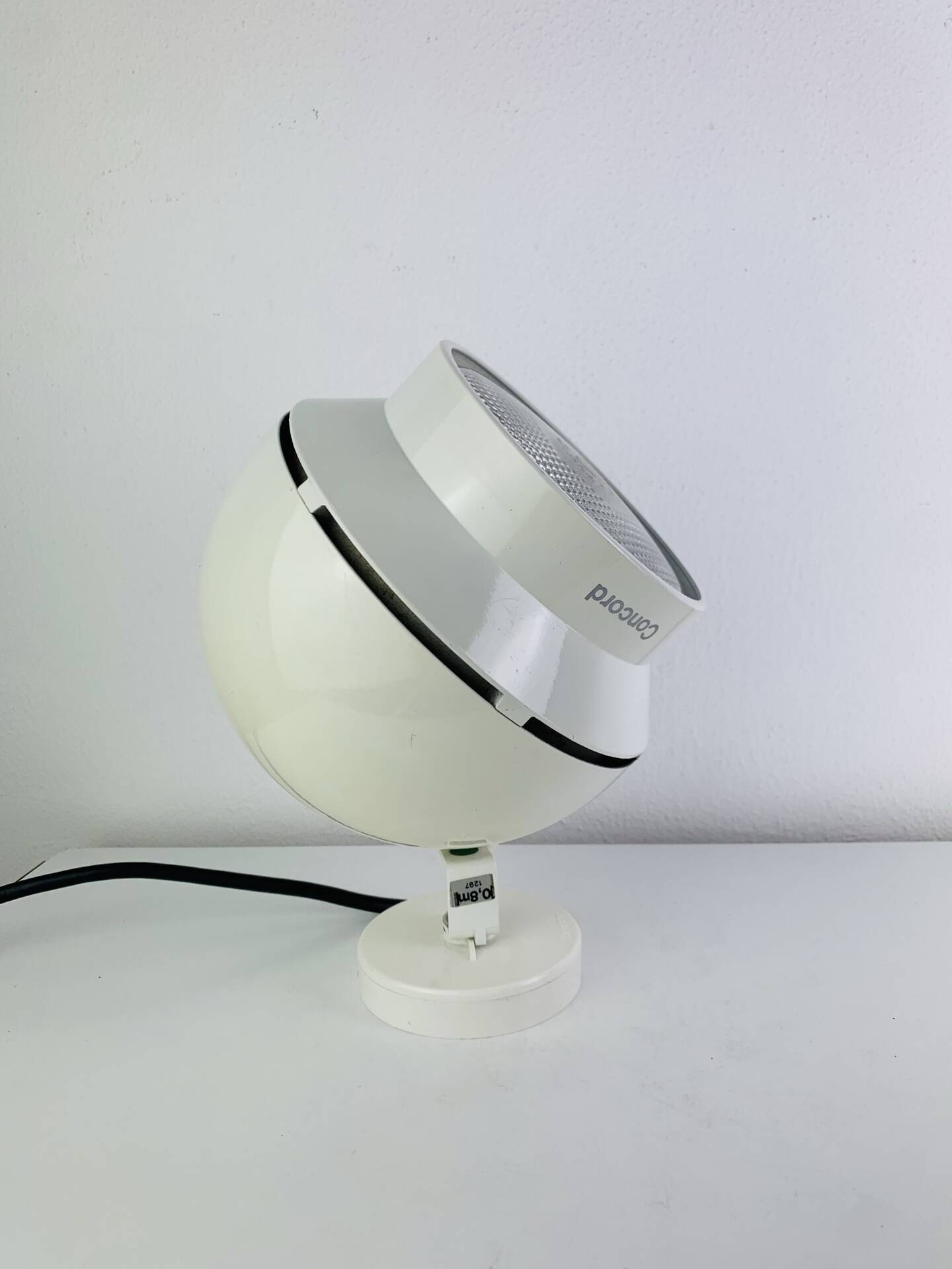 Spotlight wall lamp eyeball Space Age Concord, 1960s