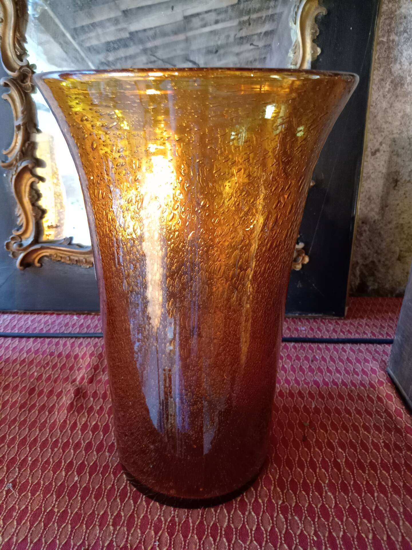 Amber Biot vase