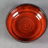 Gérard Hofmann Vallauris, manganese red cup, signed, 50s