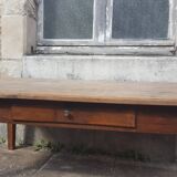 Table basse table de ferme bois brut