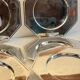 6 Vintage Silver-Plated Metal Plates and Dishes