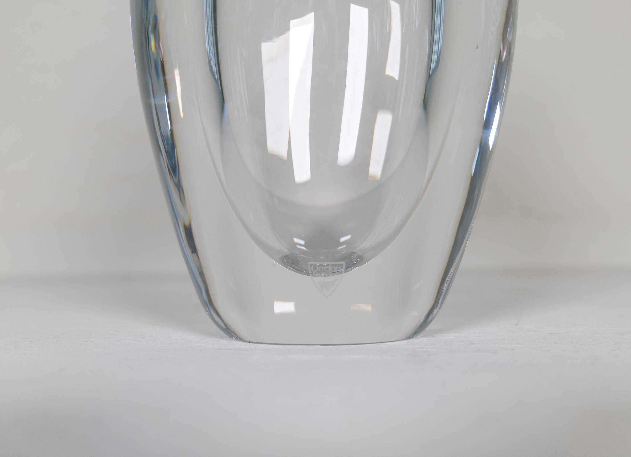 Modern Scandinavian glass vases Orrefors Erika Lagerbielke, Sweden