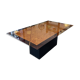 Italian Burl Dinning Table by Miniforms, 1970s