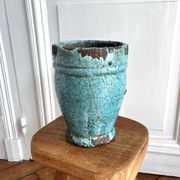 Glazed terracotta vase, Italy, 1950s