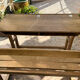 Old wooden schoolboy desk