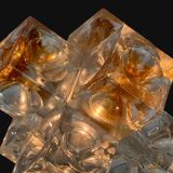 Lampe cubes en verre de stella par poliarte verona desing albino poli " 197