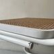 Cesca B32 vintage design chair in white metal and cane by Marcel Breuer