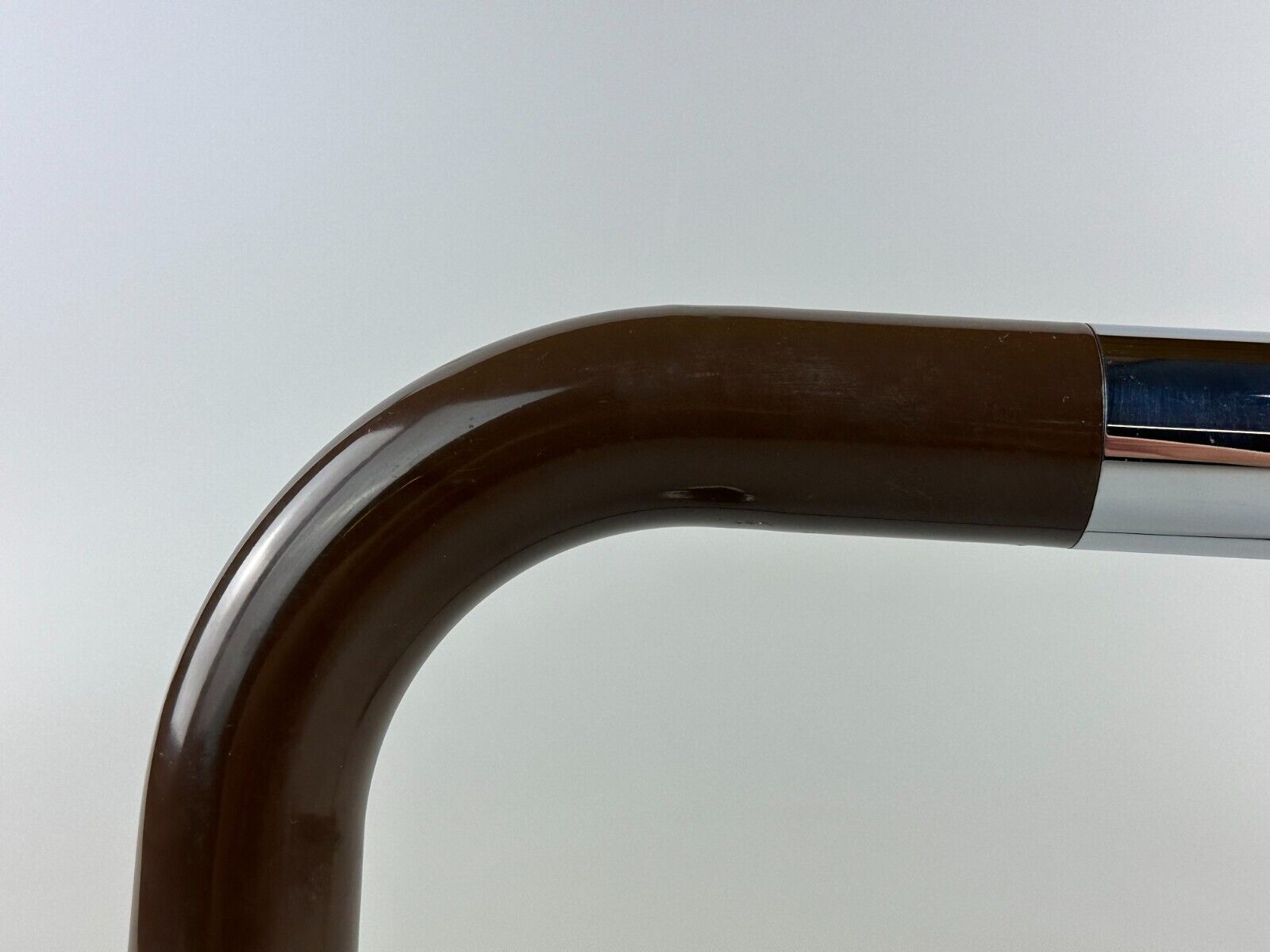 60s 70s table lamp Ingo Maurer Gulp tube lamp chrome metal Space Age