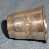 Timbale tulip in solid silver punch Minerve era 19th