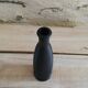 Matte black deco vase