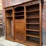 Large Notary's Furniture Early 20th Century in Mahogany