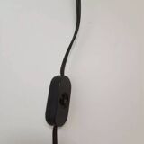 Lampe Venini ronde en verre et laiton