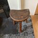 Tabouret de vacher en bois
