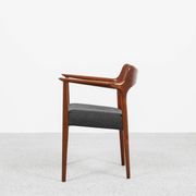 Midcentury Danish chair with armrests in teak by Arne Hovmand Olsen for Mogens Kold 1960s