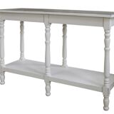 Console drapiere patinée
