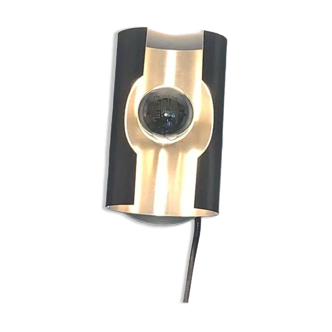 The seventies brushed stainless steel wall light contributed to oxar france