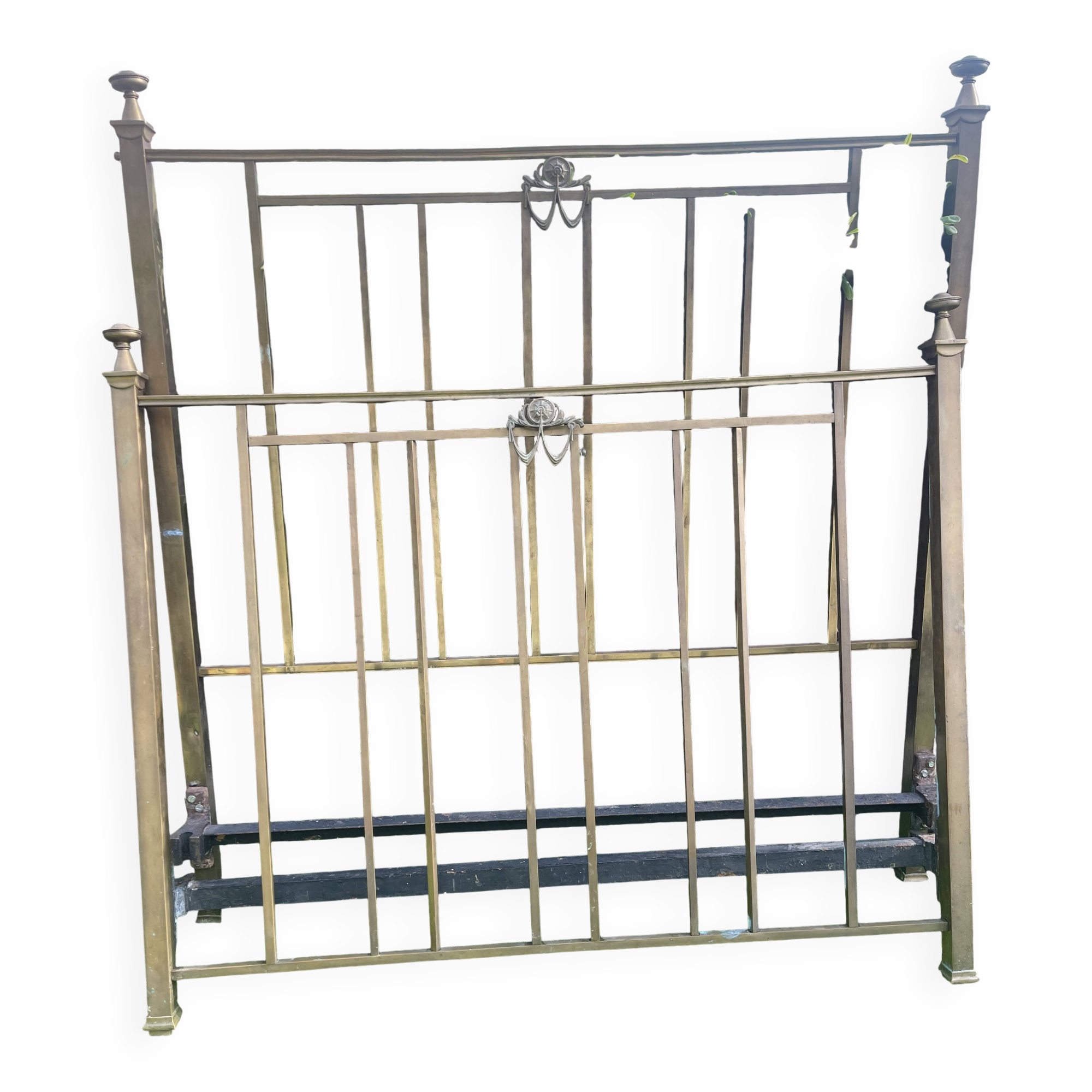 Brass bed